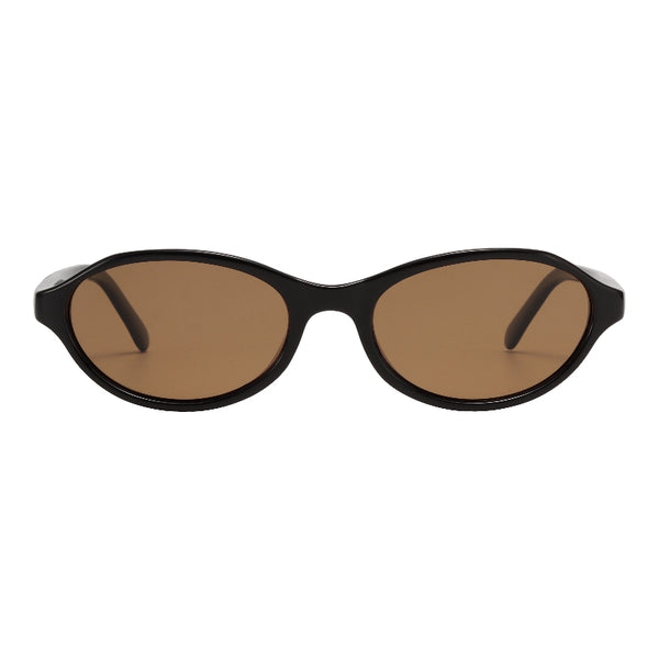 L0088 - Gloss Black Brown Lens