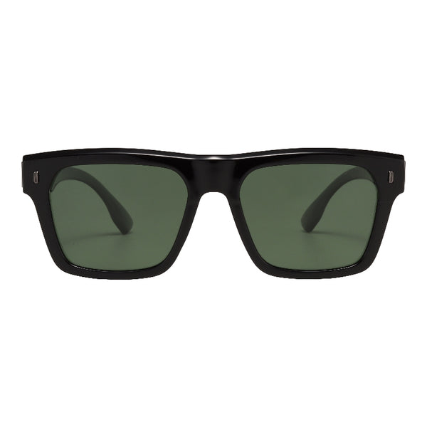 L0130 - Gloss Black Green Lens