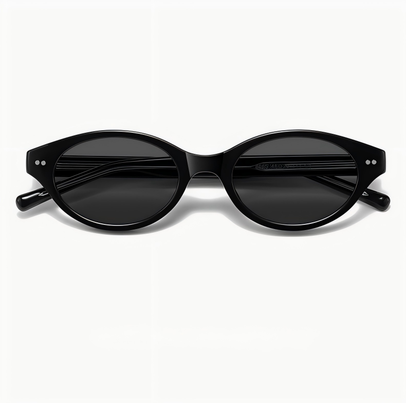 Oval black