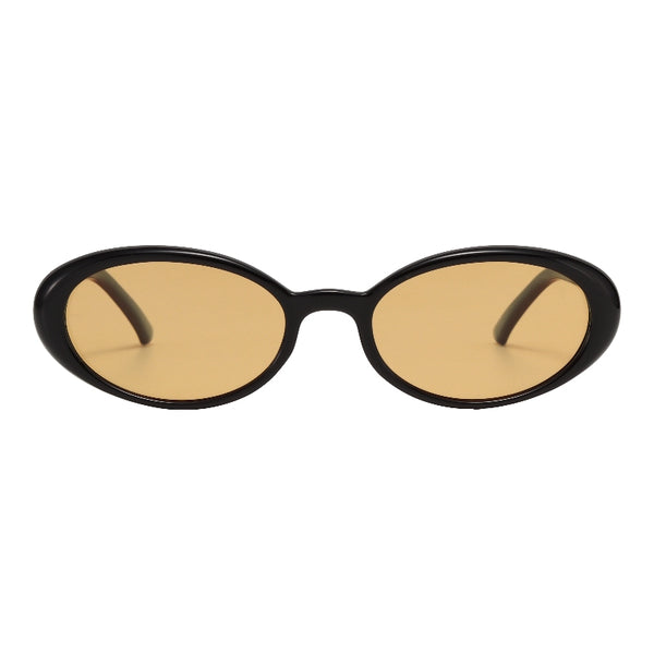 L0096 - Gloss Black Amber Lens