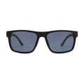 L0111 - Matte Black Blue Lens