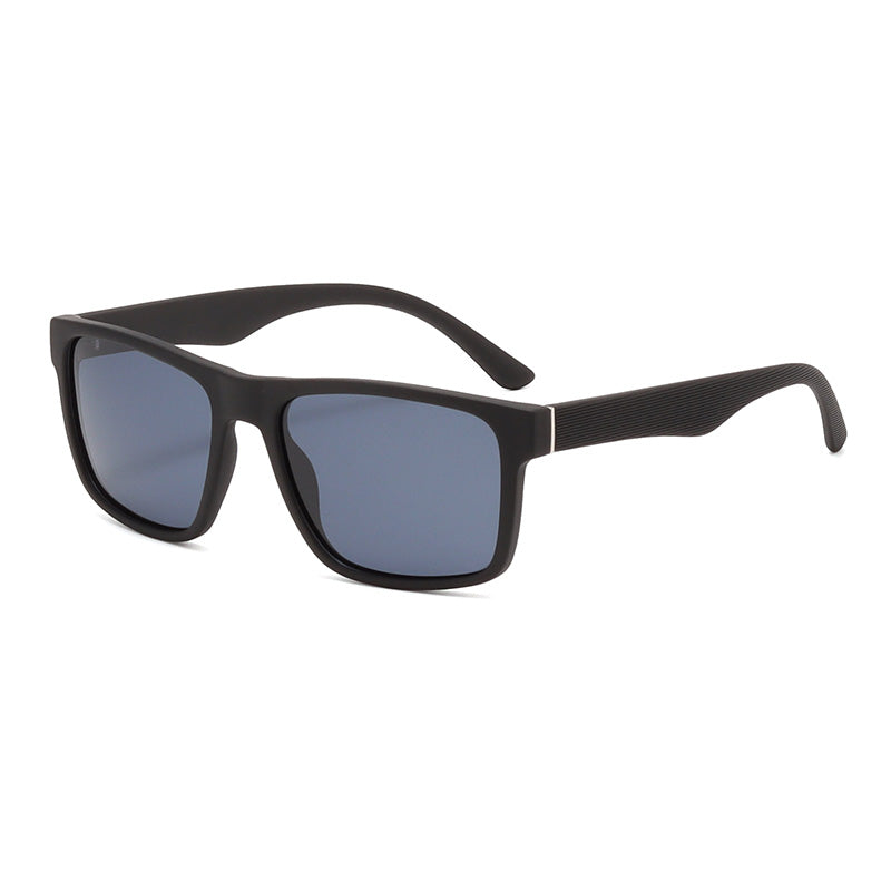 L0111 - Matte Black Blue Lens