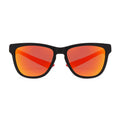 L0119 - Matte Black Red Mirror