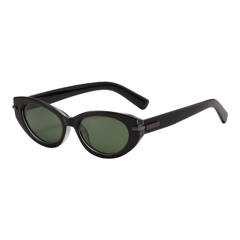 L0127 - Gloss Black Green Lens