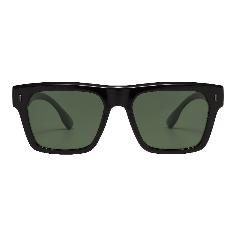 L0130 - Gloss Black Green Lens