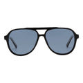 L0153 - Gloss Black Blue Lens