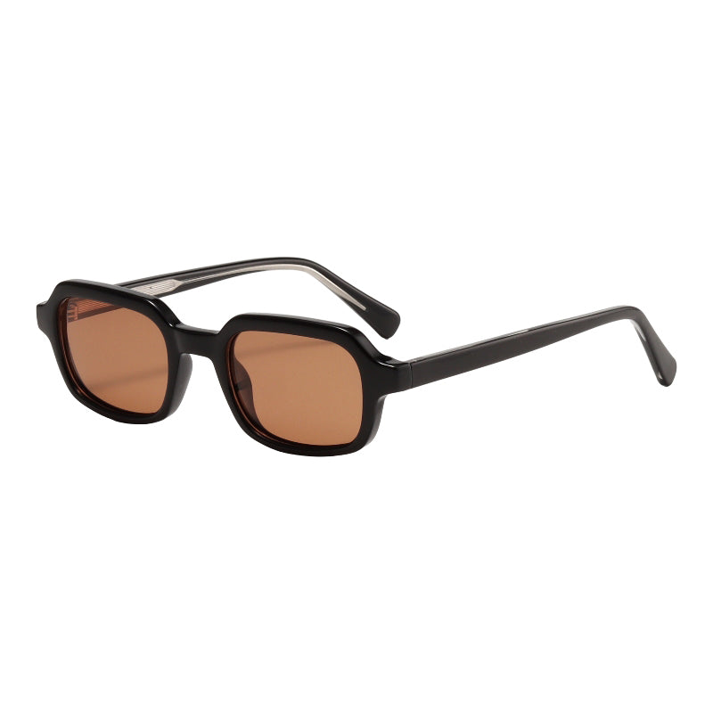 L0166 - Gloss Black Brown Lens
