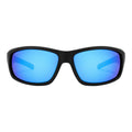 L0188 - Matte Black Blue Mirror