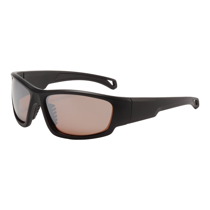 L0192 - Matte Black Brown Mirror