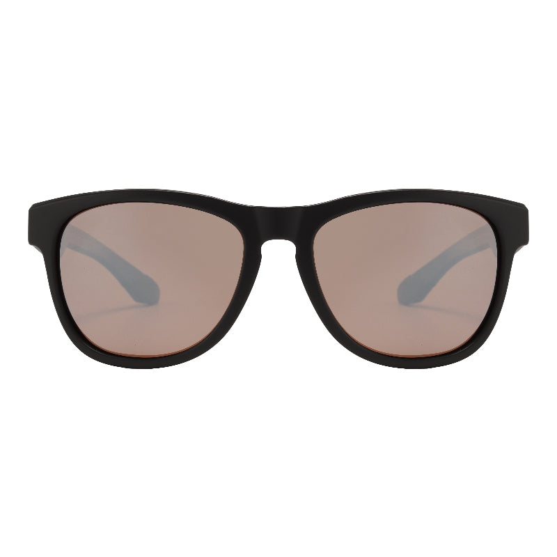 L0198 - Matte Black Brown Mirror